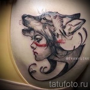 фото тату волчица для статьи про значение татуировки волчица - tatufoto.ru - 3