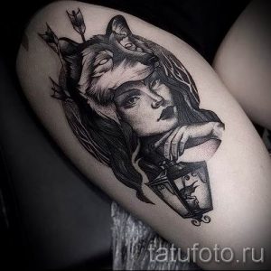 фото тату волчица для статьи про значение татуировки волчица - tatufoto.ru - 9
