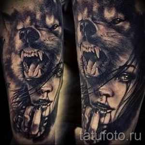 фото тату волчица для статьи про значение татуировки волчица - tatufoto.ru - 10