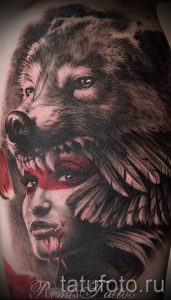 фото тату волчица для статьи про значение татуировки волчица - tatufoto.ru - 25