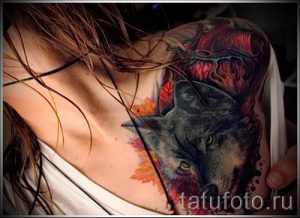 фото тату волчица для статьи про значение татуировки волчица - tatufoto.ru - 26