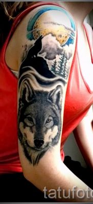 фото тату волчица для статьи про значение татуировки волчица — tatufoto.ru — 28