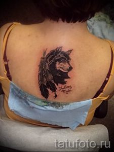 фото тату волчица для статьи про значение татуировки волчица - tatufoto.ru - 31