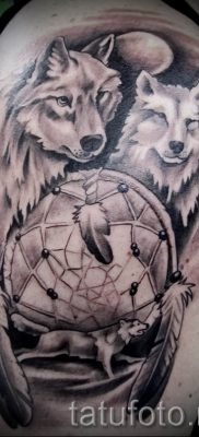 фото тату волчица для статьи про значение татуировки волчица — tatufoto.ru — 39