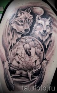 фото тату волчица для статьи про значение татуировки волчица - tatufoto.ru - 39