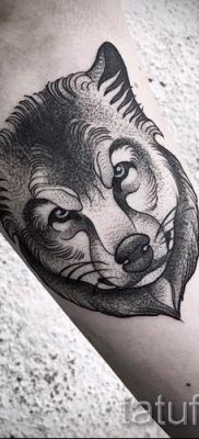 фото тату волчица для статьи про значение татуировки волчица — tatufoto.ru — 43