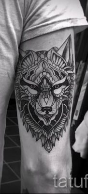 фото тату волчица для статьи про значение татуировки волчица — tatufoto.ru — 44