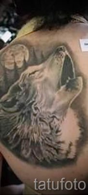 фото тату воющий волк для статьи про значение тату воющий волк — tatufoto.ru — 1