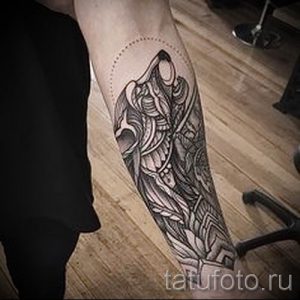 фото тату воющий волк для статьи про значение тату воющий волк - tatufoto.ru - 2