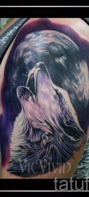 фото тату воющий волк для статьи про значение тату воющий волк — tatufoto.ru — 3
