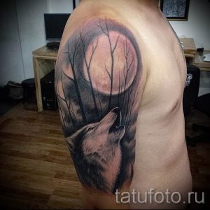 фото тату воющий волк для статьи про значение тату воющий волк - tatufoto.ru - 9