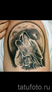 фото тату воющий волк для статьи про значение тату воющий волк - tatufoto.ru - 11
