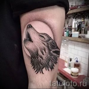 фото тату воющий волк для статьи про значение тату воющий волк - tatufoto.ru - 14