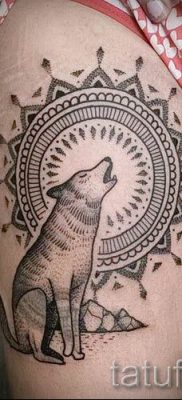 фото тату воющий волк для статьи про значение тату воющий волк — tatufoto.ru — 16