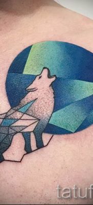 фото тату воющий волк для статьи про значение тату воющий волк — tatufoto.ru — 17