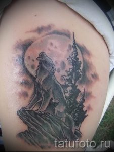 фото тату воющий волк для статьи про значение тату воющий волк - tatufoto.ru - 18