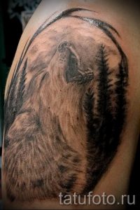 фото тату воющий волк для статьи про значение тату воющий волк - tatufoto.ru - 19