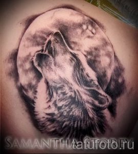 фото тату воющий волк для статьи про значение тату воющий волк - tatufoto.ru - 22