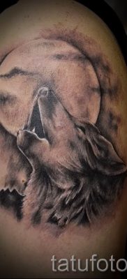фото тату воющий волк для статьи про значение тату воющий волк — tatufoto.ru — 25