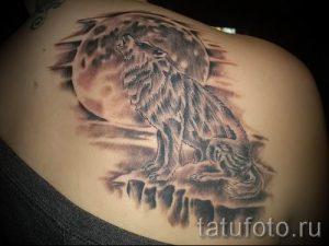 фото тату воющий волк для статьи про значение тату воющий волк - tatufoto.ru - 26