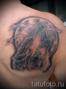 фото тату воющий волк для статьи про значение тату воющий волк - tatufoto.ru - 31