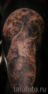 фото тату воющий волк для статьи про значение тату воющий волк - tatufoto.ru - 33