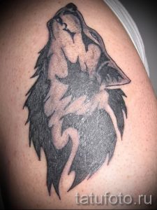 фото тату воющий волк для статьи про значение тату воющий волк - tatufoto.ru - 34