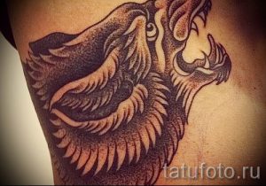 фото тату воющий волк для статьи про значение тату воющий волк - tatufoto.ru - 37