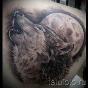 фото тату воющий волк для статьи про значение тату воющий волк - tatufoto.ru - 38