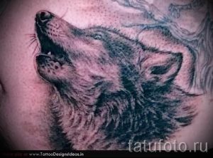 фото тату воющий волк для статьи про значение тату воющий волк - tatufoto.ru - 40