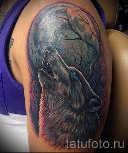 фото тату воющий волк для статьи про значение тату воющий волк - tatufoto.ru - 41