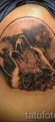 фото тату воющий волк для статьи про значение тату воющий волк — tatufoto.ru — 45