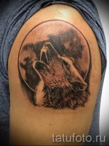фото тату воющий волк для статьи про значение тату воющий волк - tatufoto.ru - 45
