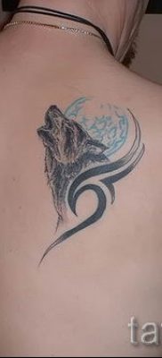 фото тату воющий волк для статьи про значение тату воющий волк — tatufoto.ru — 51