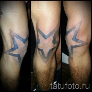 фото тату звезды на коленях для статьи про значение - tatufoto.ru - 2
