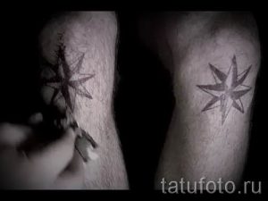 фото тату звезды на коленях для статьи про значение - tatufoto.ru - 4