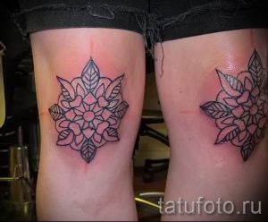 фото тату звезды на коленях для статьи про значение - tatufoto.ru - 9