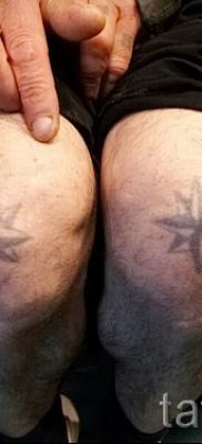 фото тату звезды на коленях для статьи про значение — tatufoto.ru — 13