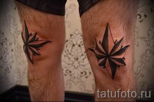фото тату звезды на коленях для статьи про значение - tatufoto.ru - 14