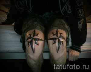 фото тату звезды на коленях для статьи про значение - tatufoto.ru - 15
