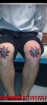 фото тату звезды на коленях для статьи про значение — tatufoto.ru — 16