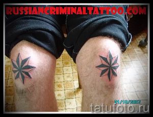 фото тату звезды на коленях для статьи про значение - tatufoto.ru - 20
