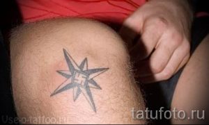 фото тату звезды на коленях для статьи про значение - tatufoto.ru - 21