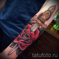 фото тату кинжал и роза пример для статьи про значение татуировки - tatufoto.ru - 49
