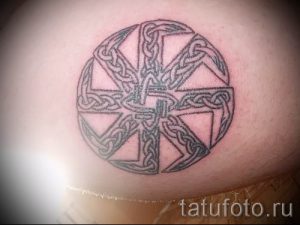 фото тату коловрат для статьи про значение татуировки коловрат - tatufoto.ru - 4