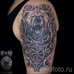 фото тату коловрат для статьи про значение татуировки коловрат - tatufoto.ru - 9