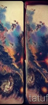 фото тату космос для статьи про значение космических татуировок — tatufoto.ru — 1