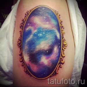 фото тату космос для статьи про значение космических татуировок - tatufoto.ru - 10