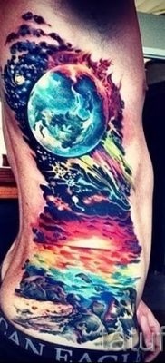 фото тату космос для статьи про значение космических татуировок — tatufoto.ru — 18