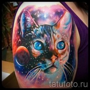 фото тату космос для статьи про значение космических татуировок - tatufoto.ru - 19
